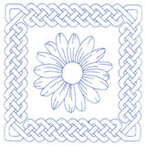 Knotwork and Blooms - Daisy (Double Run)