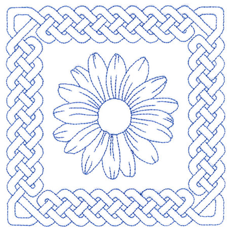 Knotwork and Blooms - Daisy (Double Run)