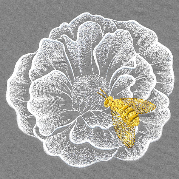 Elegance in Bloom Bee