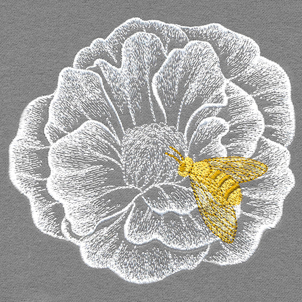 Elegance in Bloom Bee