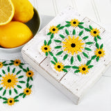 Black Eyed Susan Doily (Battenburg Lace)