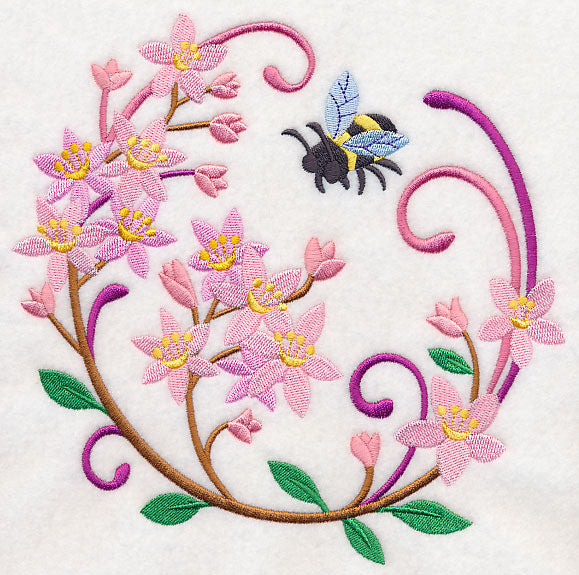 Let It Bee Flower Wreath