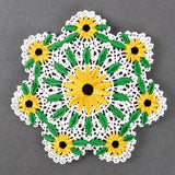 Black Eyed Susan Doily (Battenburg Lace)