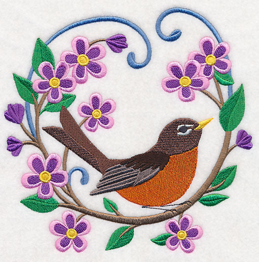 Early Bird Flower Wreath