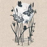 Under the Moonlight Pond Scene