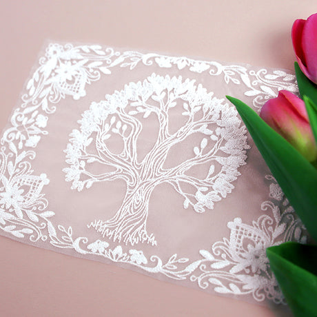 Heirloom Family Tree Doily (Organza)