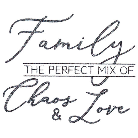 The Perfect Mix of Chaos & Love