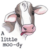 A Little Moo-dy Cow