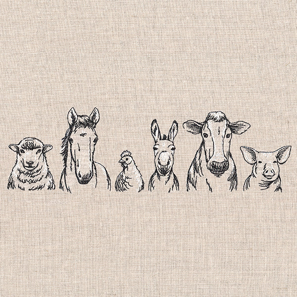 Rustic Edge Farm Friends Border