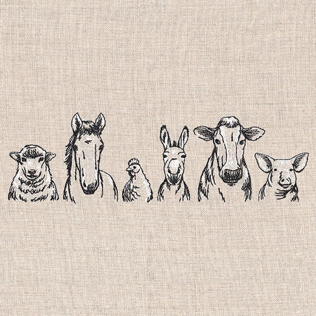 Rustic Edge Farm Friends Border