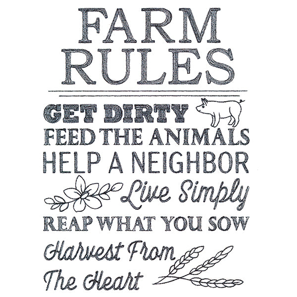 Farm Rules