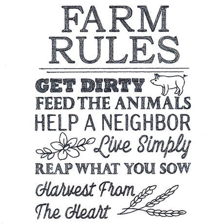 Farm Rules