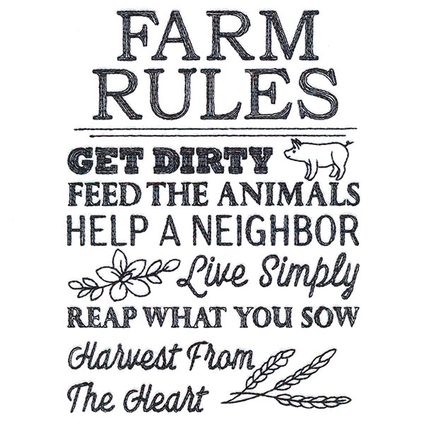 Farm Rules
