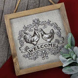 Fancy Welcome Chicken Crest