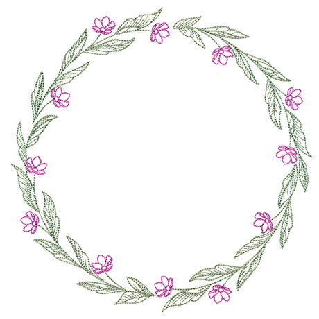 Delicate Blossoms Wreath