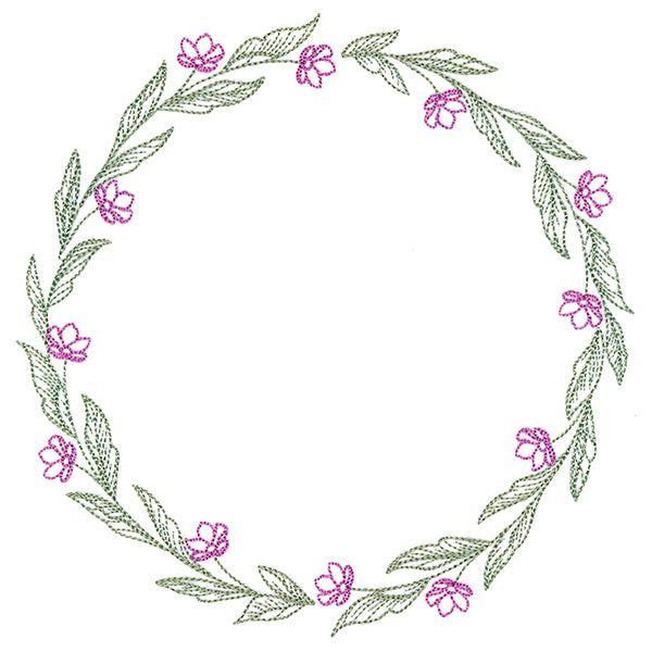 Delicate Blossoms Wreath
