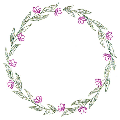 Delicate Blossoms Wreath