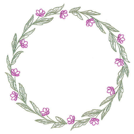 Delicate Blossoms Wreath