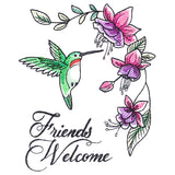 Friends Welcome Hummingbird