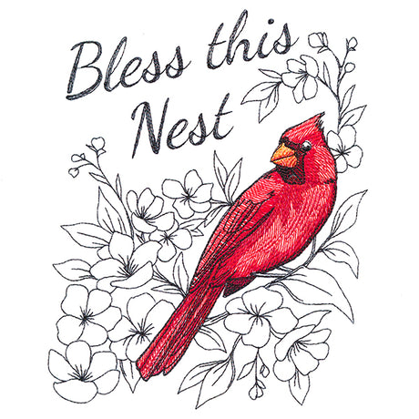 Bless This Nest Cardinal