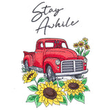 Stay Awhile Retro Truck