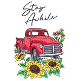 Stay Awhile Retro Truck