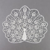 Opulent Peacock Doily (Organza)