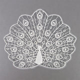 Opulent Peacock Doily (Organza)