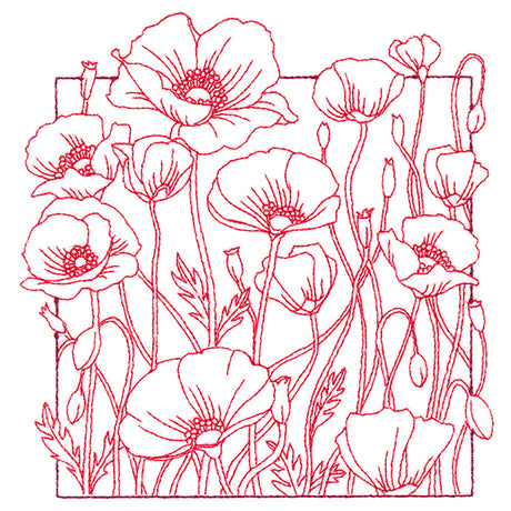 Outside the Box Blooms - Poppies