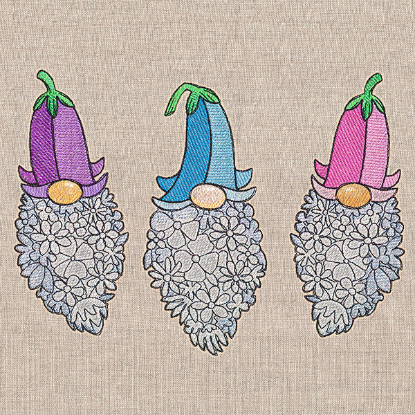 Garden Glory Gnomes Trio