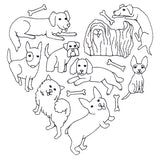 I Woof You Dog Heart