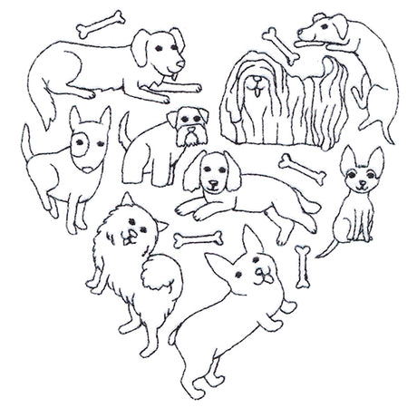 I Woof You Dog Heart