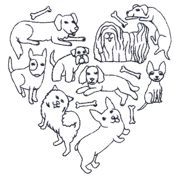 I Woof You Dog Heart