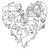 I Woof You Dog Heart