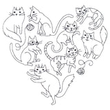 I Love You Meowy Much Cat Heart