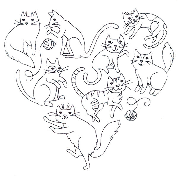 I Love You Meowy Much Cat Heart