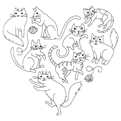 I Love You Meowy Much Cat Heart