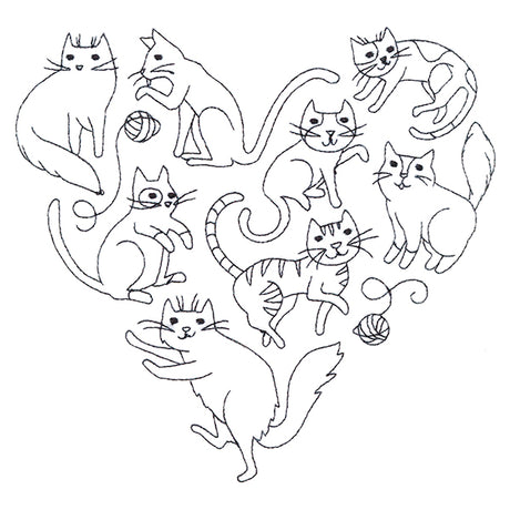 I Love You Meowy Much Cat Heart