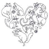 I Love You Meowy Much Cat Heart