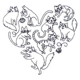 I Love You Meowy Much Cat Heart