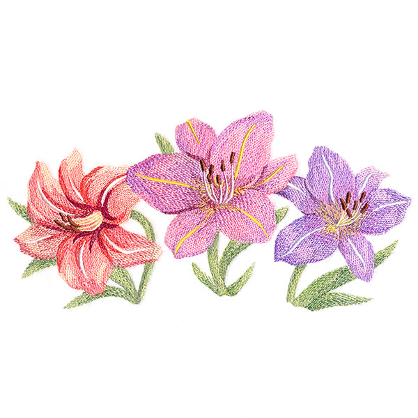 Daylilies in Watercolor