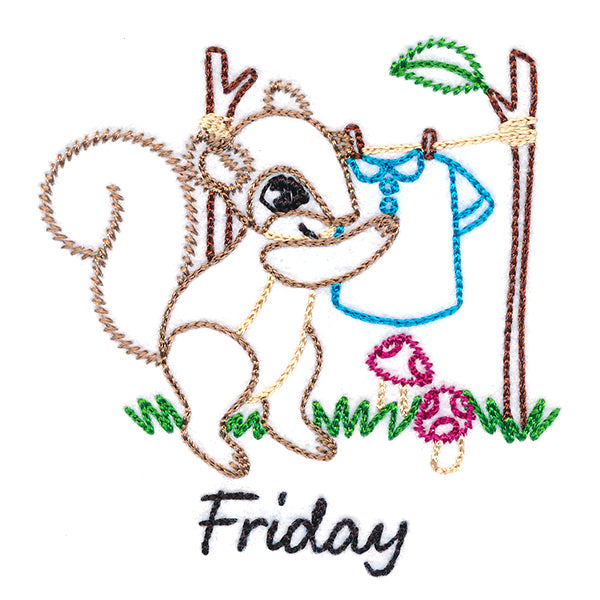 Laundry Squirrel on Friday