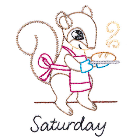 Baking Squirrel on Saturday