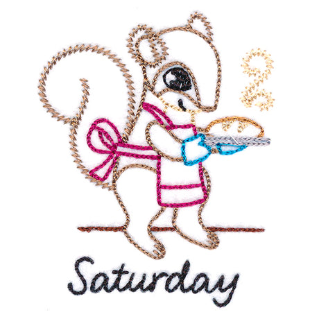 Baking Squirrel on Saturday