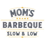 Mom's Barbeque Sign