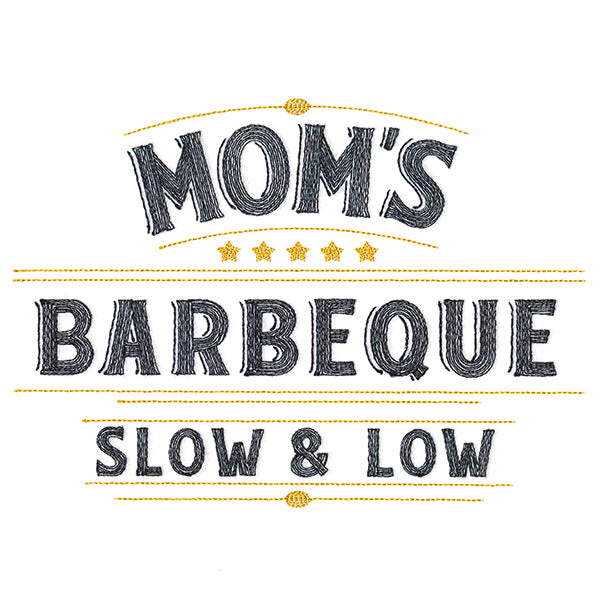 Mom's Barbeque Sign
