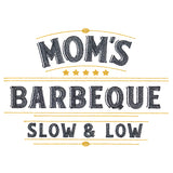 Mom's Barbeque Sign