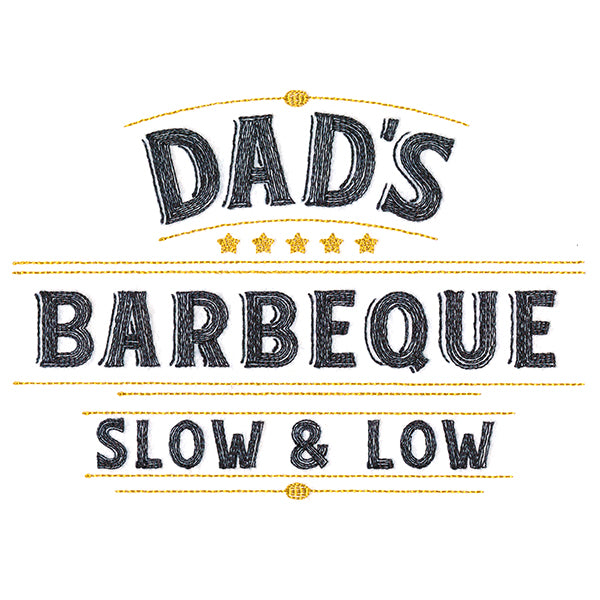 Dad's Barbeque Sign