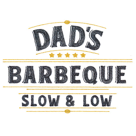 Dad's Barbeque Sign