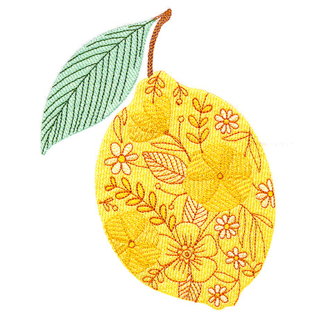 Stitch of Blooms Lemon